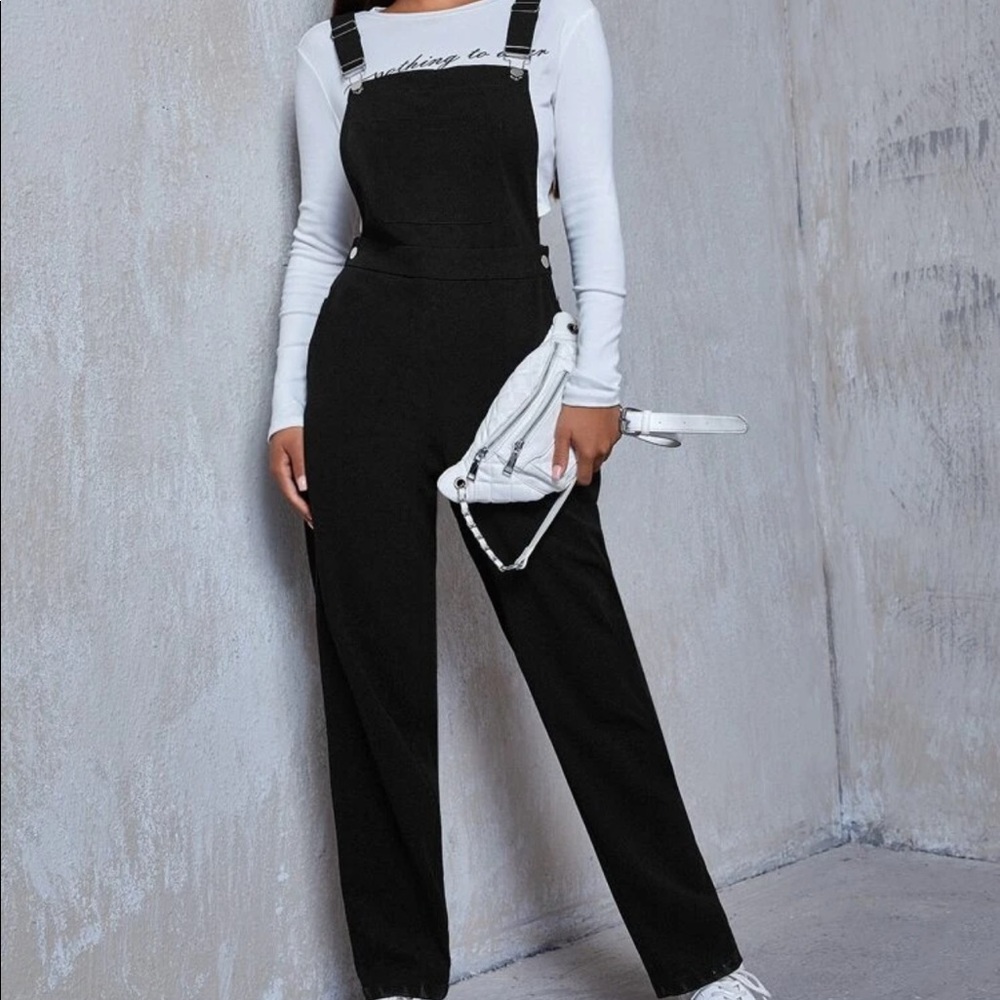 Black jumpsuit/overalls